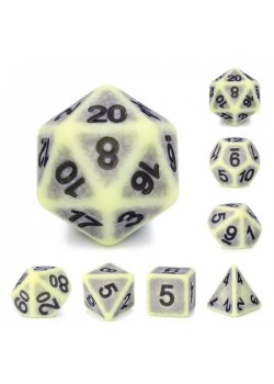 DICE 7-set: Bone Ancient